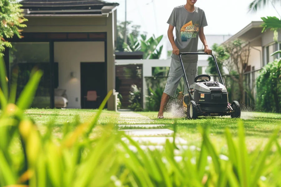 best self-propelled battery lawn mower